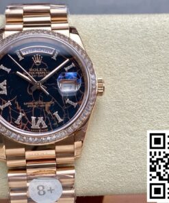 Replica Rolex Day-Date M128395Tbr-0010 8+ Factory Diamond Hour Markers Replica Rolex Day-Date M128395Tbr-0010 8+ Factory Diamond Hour Markers