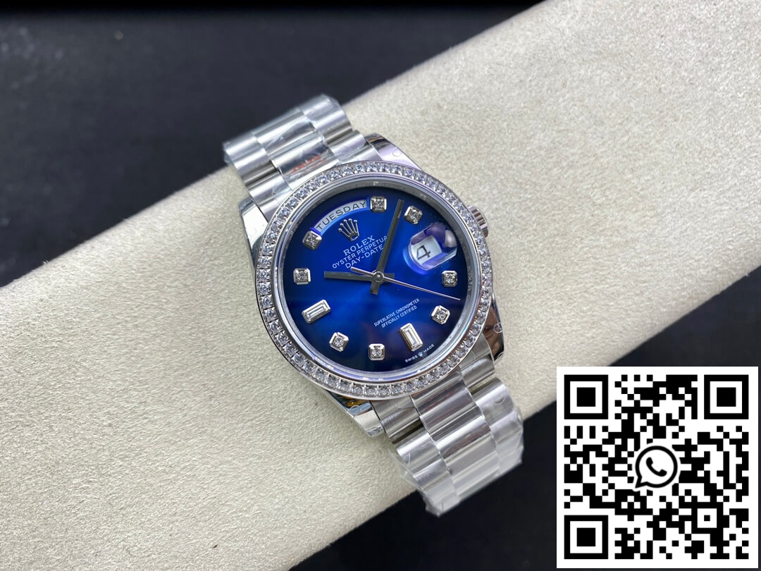 Replica Rolex Day Date M128396Tbr-0008 36Mm Gm Factory Diamond Blue Dial 7 Replica Rolex Day Date M128396Tbr-0008 36Mm Gm Factory Diamond Blue Dial 7