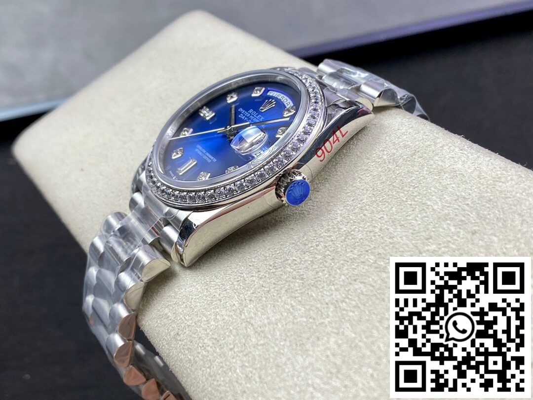 Replica Rolex Day Date M128396Tbr-0008 36Mm Gm Factory Diamond Blue Dial 9 Replica Rolex Day Date M128396Tbr-0008 36Mm Gm Factory Diamond Blue Dial 9
