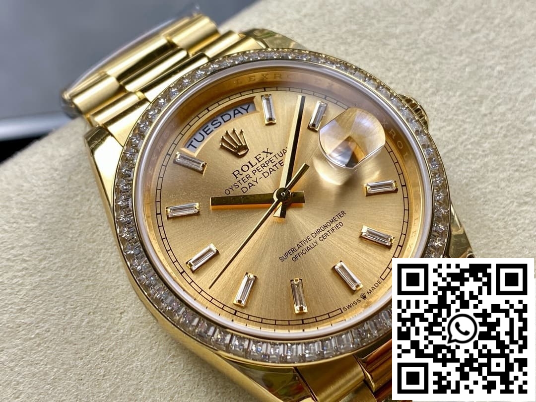 Replica Rolex Day-Date M128398Tbr-0037 8+ Factory Large Calendar 4 Replica Rolex Day-Date M128398Tbr-0037 8+ Factory Large Calendar 4