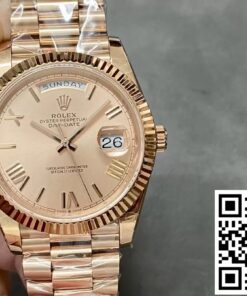Replica Rolex Day Date M228235-0001 Gm Factory Rose Gold