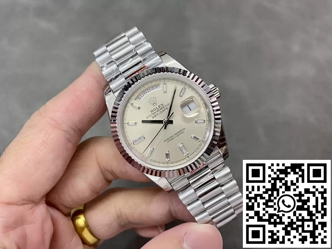 Replica Rolex Day Date M228236-0002 Gm Factory Silver Dial 3 Replica Rolex Day Date M228236-0002 Gm Factory Silver Dial 3
