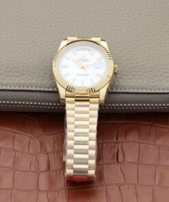 Replica Rolex Day-Date M228238-0008 Ew Factory Silver Dial 2