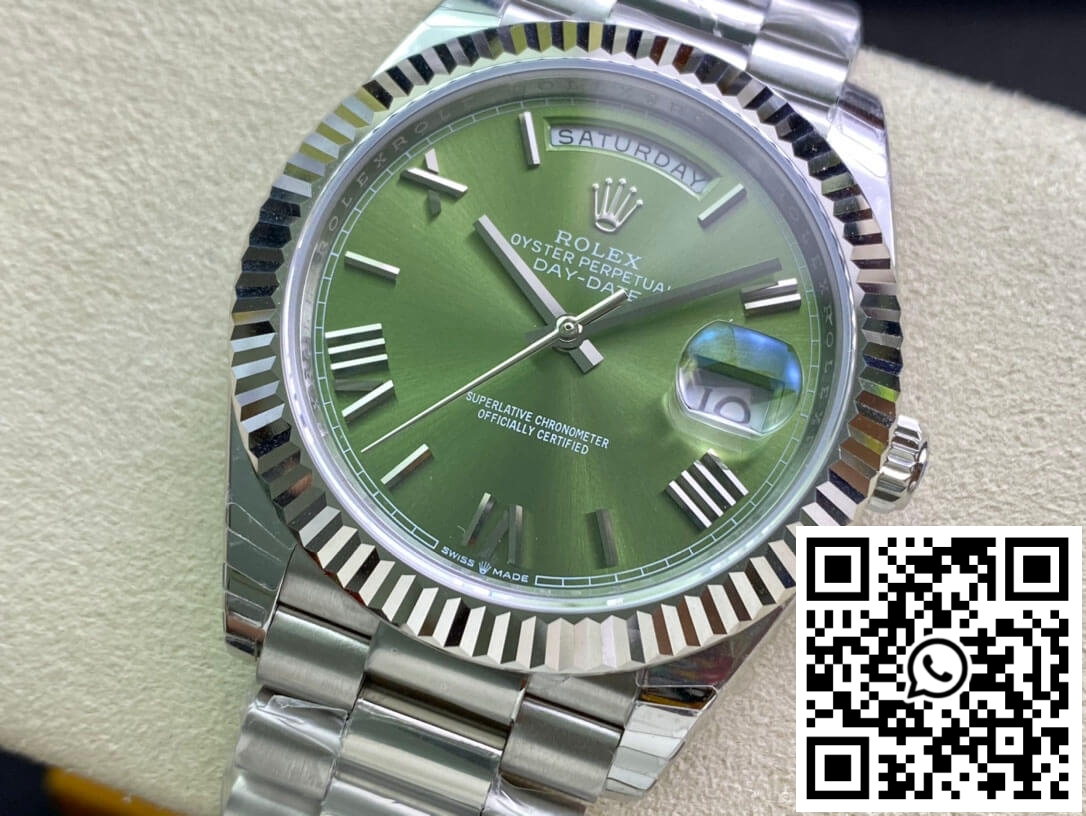 Replica Rolex Day Date M228239-0033 Ew Factory Olive Green Dial 5 Replica Rolex Day Date M228239-0033 Ew Factory Olive Green Dial 5