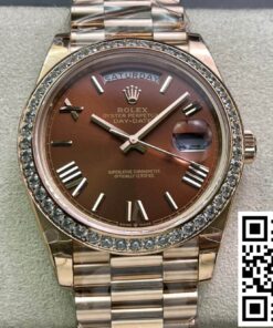 Replica Rolex Day Date M228345Rbr-0009 Ew Factory Rose Gold Replica Rolex Day Date M228345Rbr-0009 Ew Factory Rose Gold