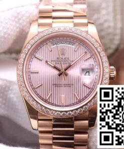 Replica Rolex Day Date M228345Rbr-0010 Ew Factory Rose Gold Replica Rolex Day Date M228345Rbr-0010 Ew Factory Rose Gold