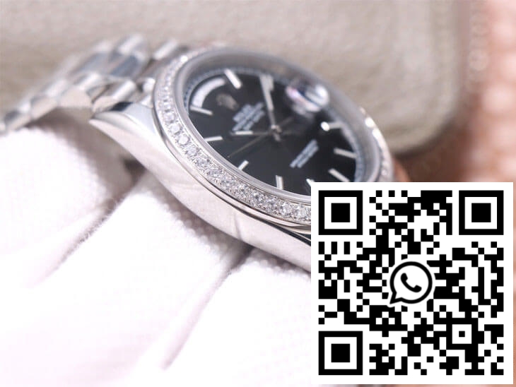 Replica Rolex Day-Date M228349Rbr-0002 Ew Factory Black Dial 11 Replica Rolex Day-Date M228349Rbr-0002 Ew Factory Black Dial 11
