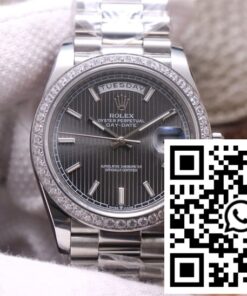 Replica Rolex Day-Date M228349Rbr-0008 Ew Factory White Gold Grey Dial Replica Rolex Day-Date M228349Rbr-0008 Ew Factory White Gold Grey Dial
