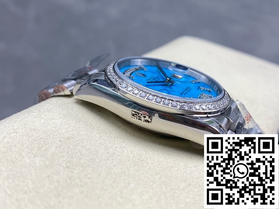 Replica Rolex Day-Date Model M128396Tbr-0016 8+ Factory Stainless Steel Strap 7 Replica Rolex Day-Date Model M128396Tbr-0016 8+ Factory Stainless Steel Strap 7
