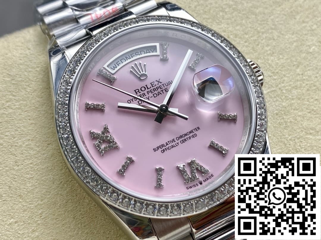 Replica Rolex Day-Date Model M128399Tbr-0009 8+ Factory Diamond Bezel 4 Replica Rolex Day-Date Model M128399Tbr-0009 8+ Factory Diamond Bezel 4