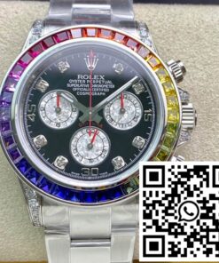 Replica Rolex Daytona 116599 Rbow Tw Factory Diamond Dial