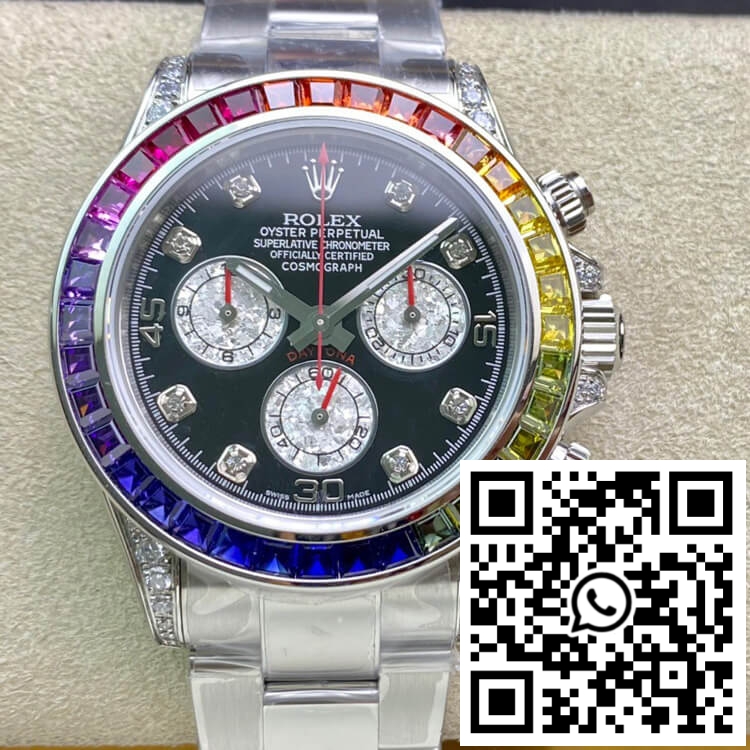 Replica Rolex Daytona 116599 Rbow Tw Factory Diamond Dial Replica Rolex Daytona 116599 Rbow Tw Factory Diamond Dial