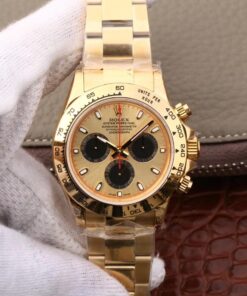Replica Rolex Daytona Cosmograph 116508 Jh Factory Yellow Gold Dial Replica Rolex Daytona Cosmograph 116508 Jh Factory Yellow Gold Dial