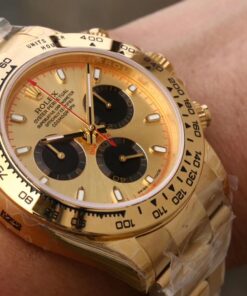 Replica Rolex Daytona Cosmograph 116508 Jh Factory Yellow Gold Dial 2