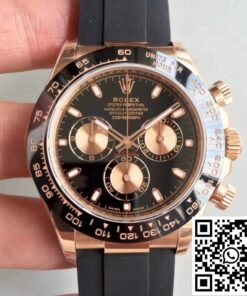 Replica Rolex Daytona Cosmograph 116515Ln Noob Factory Black Dial 2
