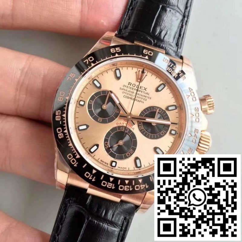 Replica Rolex Daytona Cosmograph 116515Ln Noob Factory Champagne Dial 5 Replica Rolex Daytona Cosmograph 116515Ln Noob Factory Champagne Dial 5