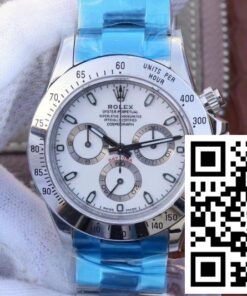 Replica Rolex Daytona Cosmograph 116520 Noob Factory White Dial Replica Rolex Daytona Cosmograph 116520 Noob Factory White Dial