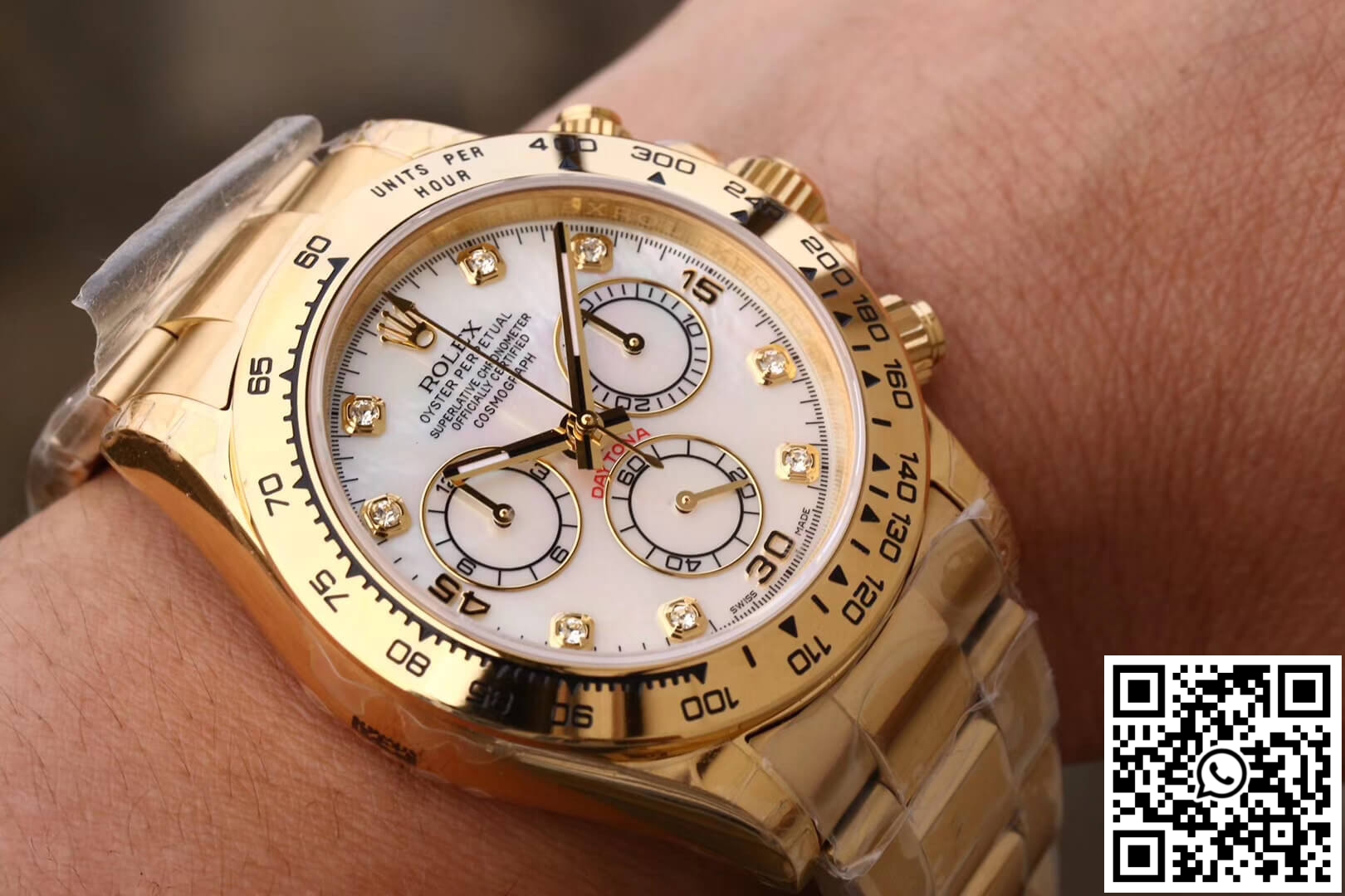Replica Rolex Daytona Cosmograph 116528-78598 Jh Factory Yellow Gold Diamonds Dial 2 Replica Rolex Daytona Cosmograph 116528-78598 Jh Factory Yellow Gold Diamonds Dial 2