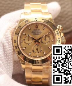 Replica Rolex Daytona Cosmograph M116508-0003 Noob Factory Gold Dial Replica Rolex Daytona Cosmograph M116508-0003 Noob Factory Gold Dial