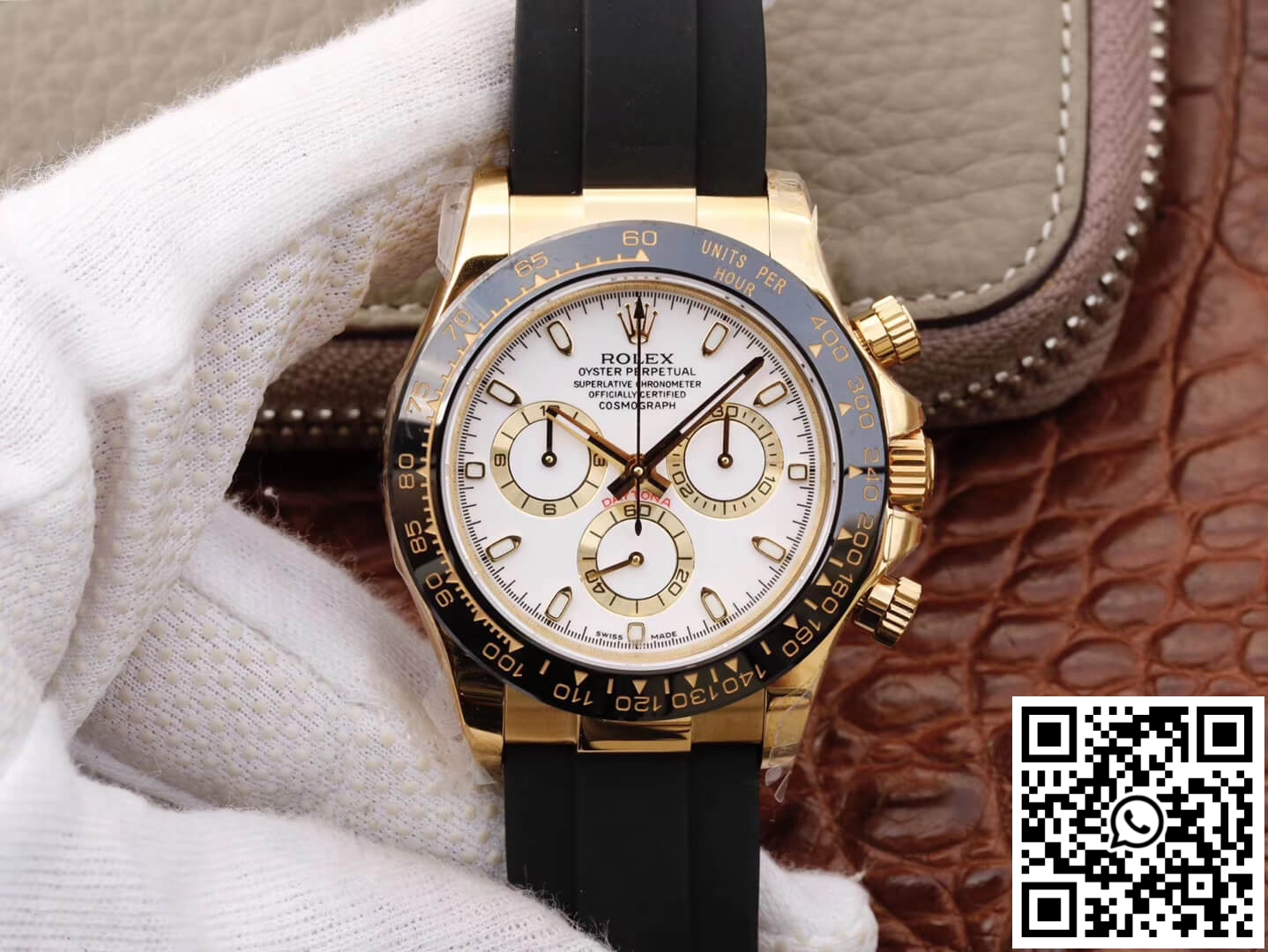Replica Rolex Daytona Cosmograph M116518Ln-0041 Jh Factory White Dial 2 Replica Rolex Daytona Cosmograph M116518Ln-0041 Jh Factory White Dial 2