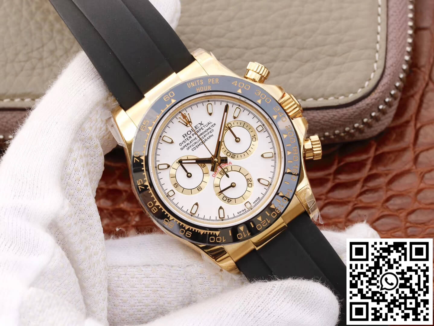 Replica Rolex Daytona Cosmograph M116518Ln-0041 Jh Factory White Dial 5 Replica Rolex Daytona Cosmograph M116518Ln-0041 Jh Factory White Dial 5