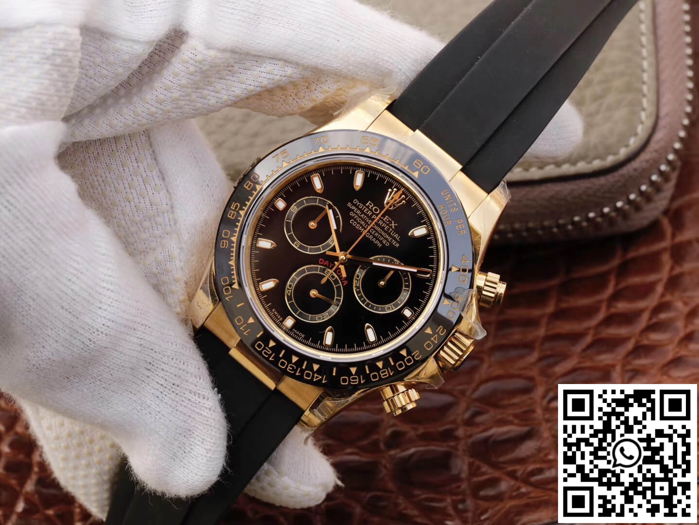 Replica Rolex Daytona Cosmograph M116518Ln-0043 Jh Factory Black Dial 4 Replica Rolex Daytona Cosmograph M116518Ln-0043 Jh Factory Black Dial 4