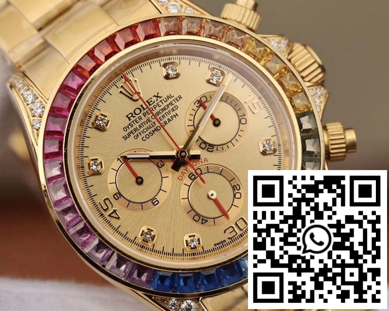 Replica Rolex Daytona Cosmograph Rainbow 116598Rbow Bl Factory Gold Dial 7 Replica Rolex Daytona Cosmograph Rainbow 116598Rbow Bl Factory Gold Dial 7