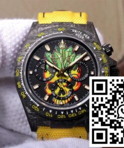 Replica Rolex Daytona Cosmos Chronograph Carbon Fiber Edition Color Skull Dial Replica Rolex Daytona Cosmos Chronograph Carbon Fiber Edition Color Skull Dial