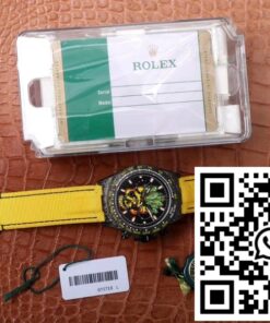 Replica Rolex Daytona Cosmos Chronograph Carbon Fiber Edition Color Skull Dial 2