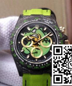 Replica Rolex Daytona Cosmos Chronograph Carbon Fiber Edition Green Exploded Dragon Dial Replica Rolex Daytona Cosmos Chronograph Carbon Fiber Edition Green Exploded Dragon Dial