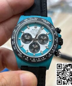 Replica Rolex Daytona Diw Factory Ntpt Carbon Fiber Blue Case 2
