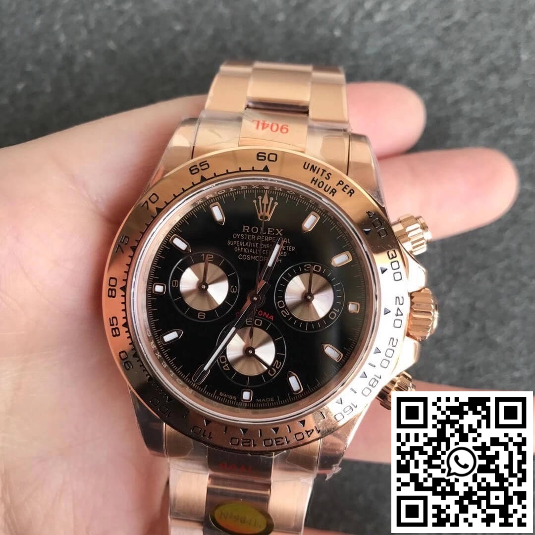 Replica Rolex Daytona M116505-0008 Noob Factory Black Dial 3 Replica Rolex Daytona M116505-0008 Noob Factory Black Dial 3