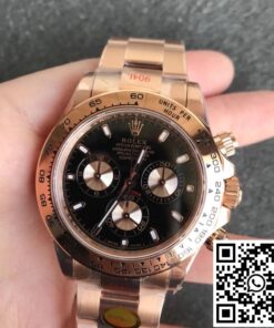 Replica Rolex Daytona M116505-0008 Noob Factory Black Dial Replica Rolex Daytona M116505-0008 Noob Factory Black Dial