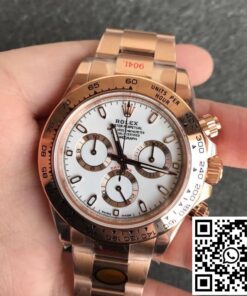 Replica Rolex Daytona M116505-0010 Noob Factory White Dial Replica Rolex Daytona M116505-0010 Noob Factory White Dial