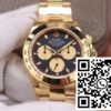 Replica Rolex Daytona M116518Ln-0047 Noob Factory Black Dial 4130 Movement 12