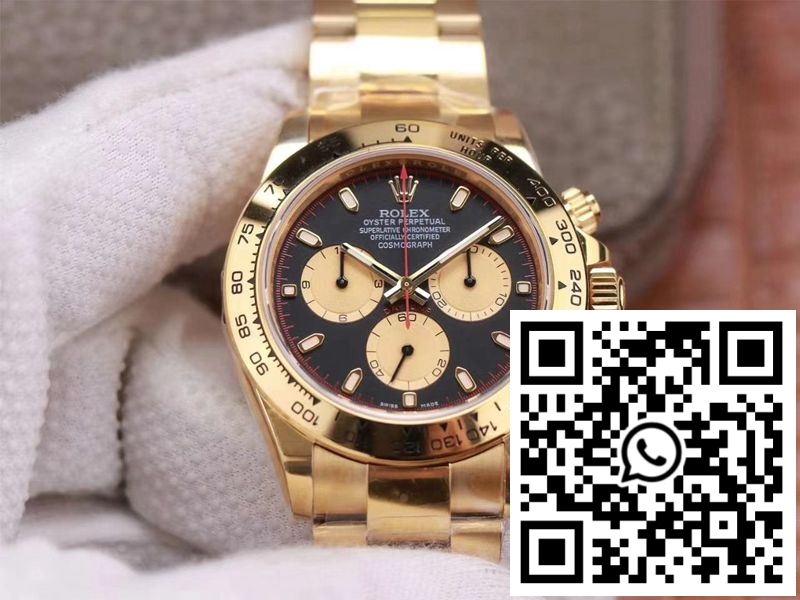 Replica Rolex Daytona M116508-0009 Noob Factory Black Dial 4130 Movement Replica Rolex Daytona M116508-0009 Noob Factory Black Dial 4130 Movement