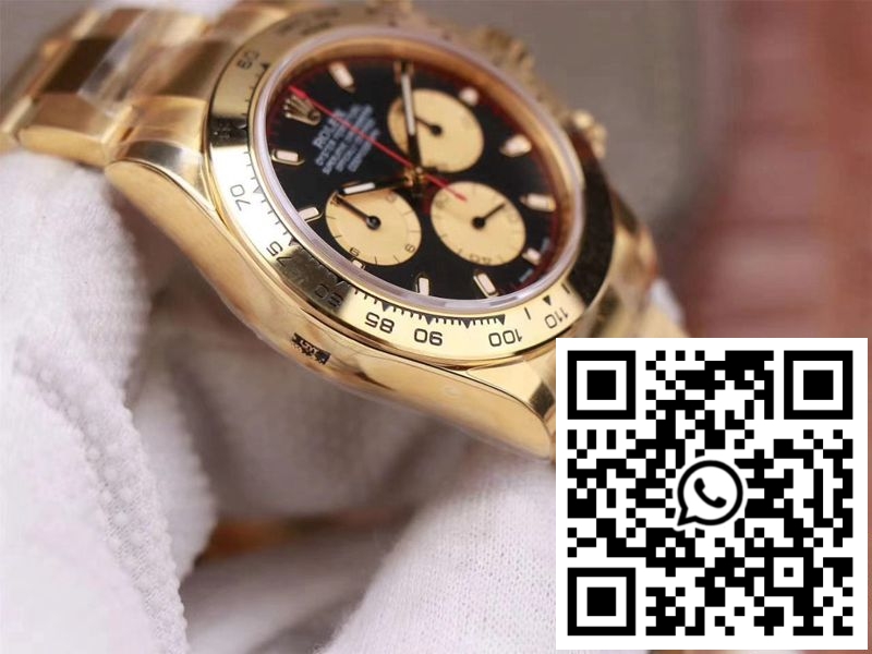 Replica Rolex Daytona M116508-0009 Noob Factory Black Dial 4130 Movement 8 Replica Rolex Daytona M116508-0009 Noob Factory Black Dial 4130 Movement 8