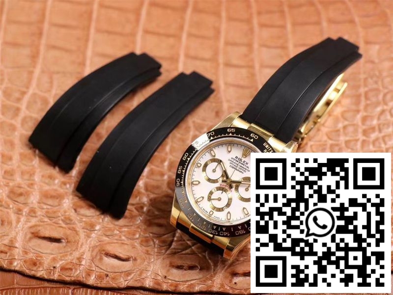 Replica Rolex Daytona M116518Ln-0041 Noob Factory White Dial 4130 Movement 3 Replica Rolex Daytona M116518Ln-0041 Noob Factory White Dial 4130 Movement 3