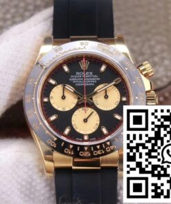 Replica Rolex Daytona M116518Ln-0047 Noob Factory Black Dial 4130 Movement Replica Rolex Daytona M116518Ln-0047 Noob Factory Black Dial 4130 Movement