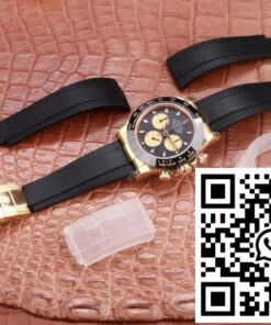 Replica Rolex Daytona M116518Ln-0047 Noob Factory Black Dial 4130 Movement 2