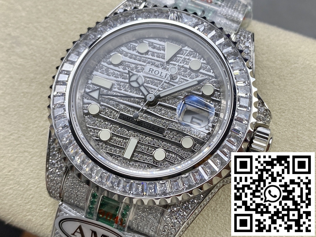 Replica Rolex Gmt Master 116769Tbr-74780B Amg Factory Diamond Bezel 5 Replica Rolex Gmt Master 116769Tbr-74780B Amg Factory Diamond Bezel 5
