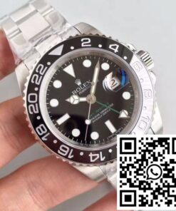 Replica Rolex Gmt Master Ii 116710Ln 40Mm Noob Factory Black Dial