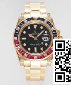 Replica Rolex Gmt Master Ii 116758 Saru-78208 Rof Factory Black Dial