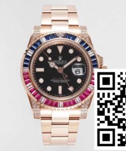 Replica Rolex Gmt Master Ii 116759 Saru Rof Factory Rose Gold