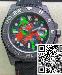 Replica Rolex Gmt-Master Ii Diw Carbon Fiber Color Dial Black Fabric Strap Replica Rolex Gmt-Master Ii Diw Carbon Fiber Color Dial Black Fabric Strap