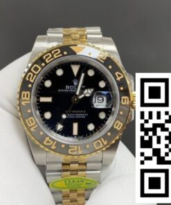 Replica Rolex Greenwich Ii Gmt M126713Grnr-0001 Black Grey Bezel Clean Factory Black Dial 40Mm