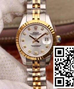 Replica Rolex Lady Datejust 18K Gold 28Mm Silver Dial Replica Rolex Lady Datejust 18K Gold 28Mm Silver Dial