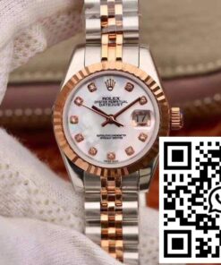 Replica Rolex Lady Datejust Rose Gold 28Mm White Enamel Dial Replica Rolex Lady Datejust Rose Gold 28Mm White Enamel Dial