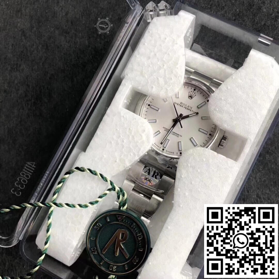 Replica Rolex Oyster Perpetual 114300 39Mm Ar Factory White Dial 2 Replica Rolex Oyster Perpetual 114300 39Mm Ar Factory White Dial 2