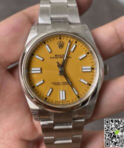 Replica Rolex Oyster Perpetual 41Mm M124300-0004 Vs Factory Yellow Dial Replica Rolex Oyster Perpetual 41Mm M124300-0004 Vs Factory Yellow Dial